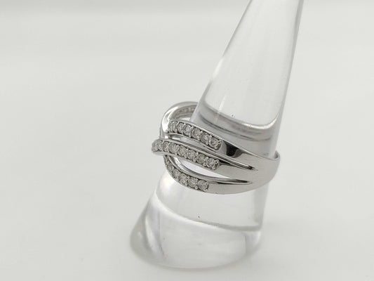D1.00ct K18WG 8.1g Ring