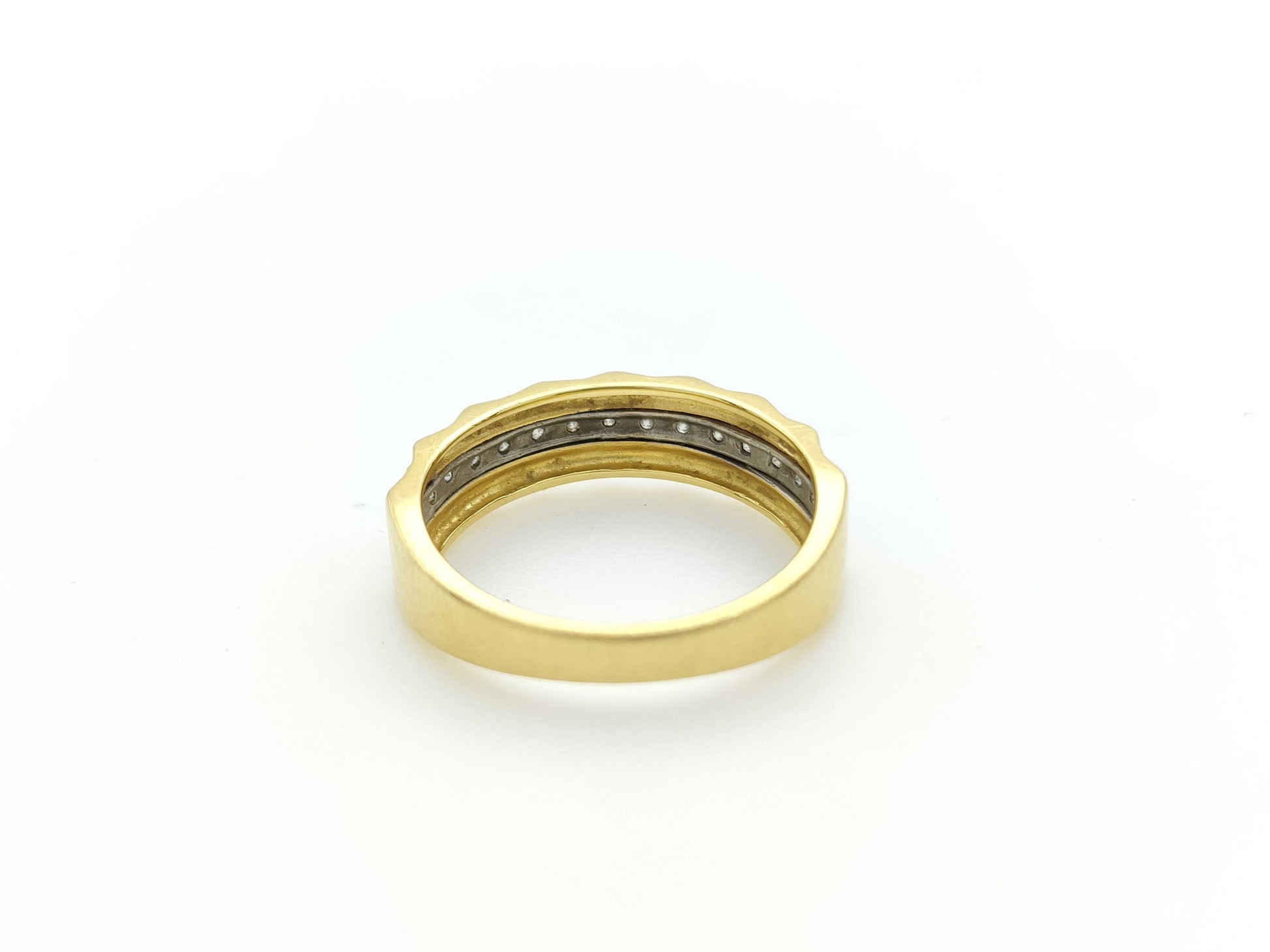 D0.20ct K18/K18WG 3.3g Ring