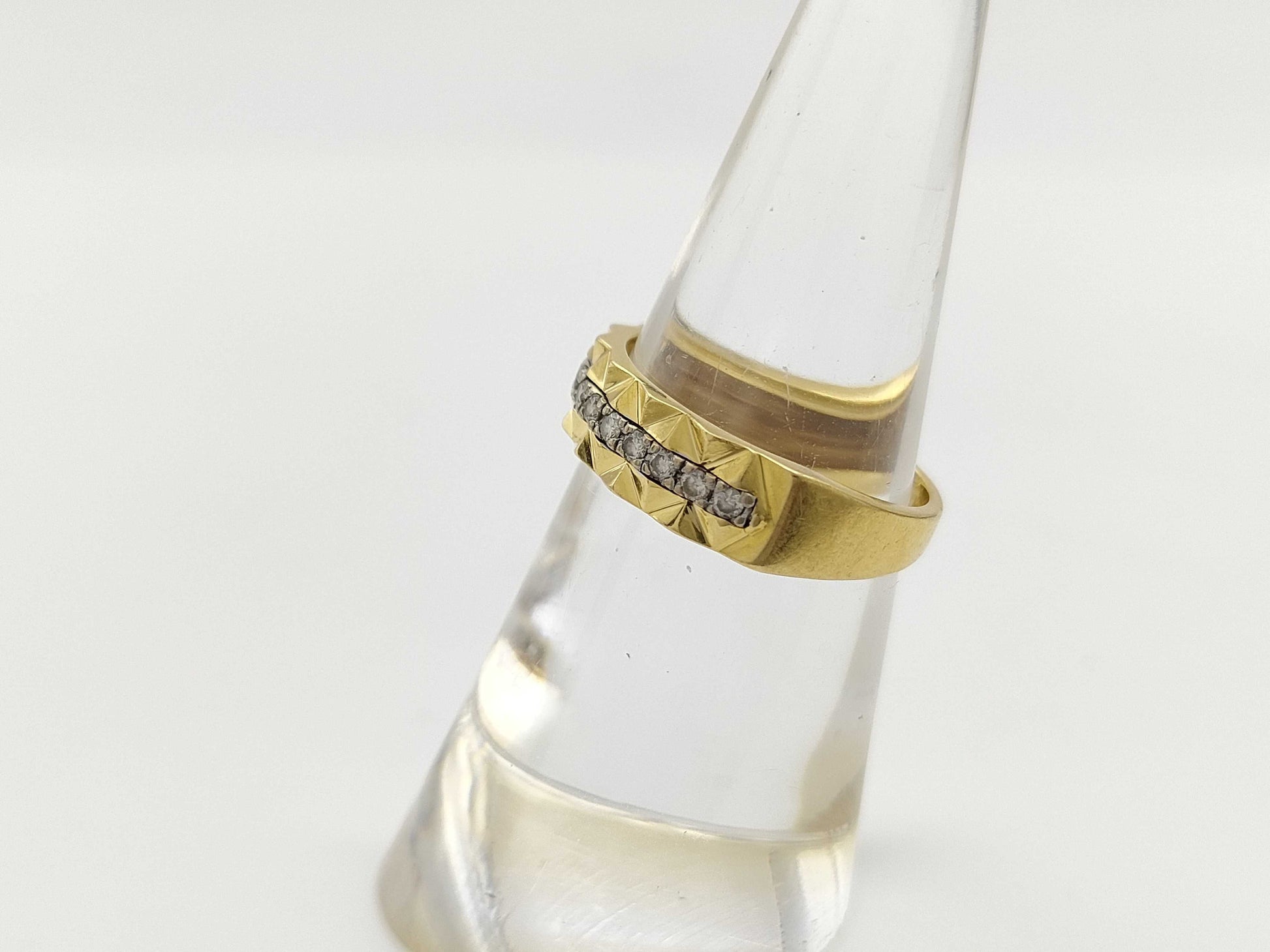 D0.20ct K18/K18WG 3.3g Ring