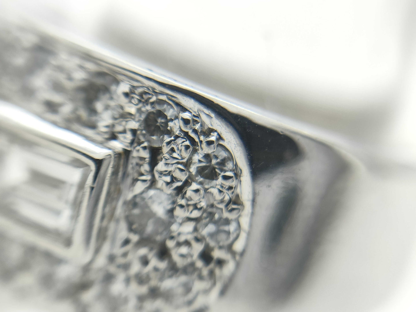 SS2.45ct D1.00ct PT900 12.7g Ring