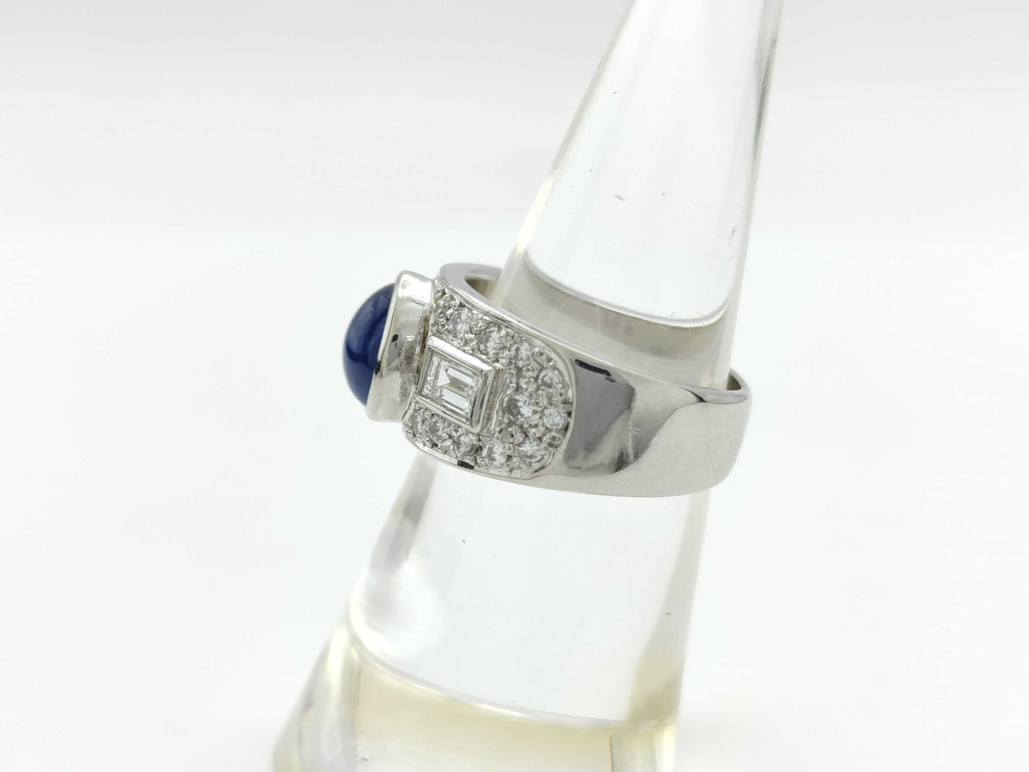SS2.45ct D1.00ct PT900 12.7g Ring