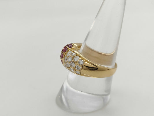 SEIKO R0.97ct D1.45ct K18 8.2g Ring