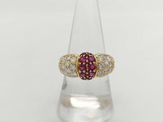 SEIKO R0.97ct D1.45ct K18 8.2g Ring
