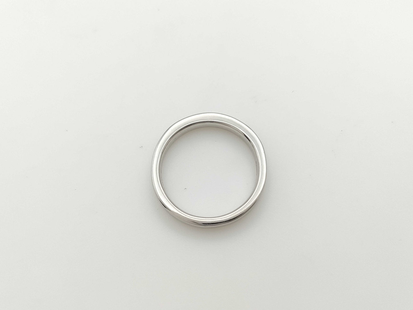 D0.33ct Half Eternity K18WG 3.8g Ring