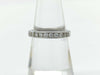 D0.33ct Half Eternity K18WG 3.8g Ring