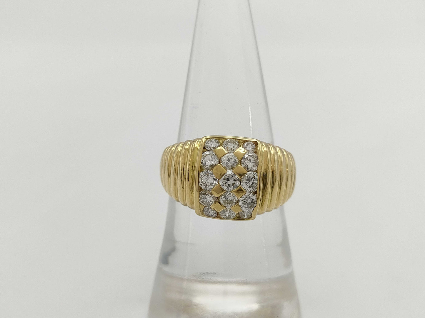 D0.97ct K18 7.1g Ring