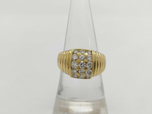 D0.97ct K18 7.1g Ring