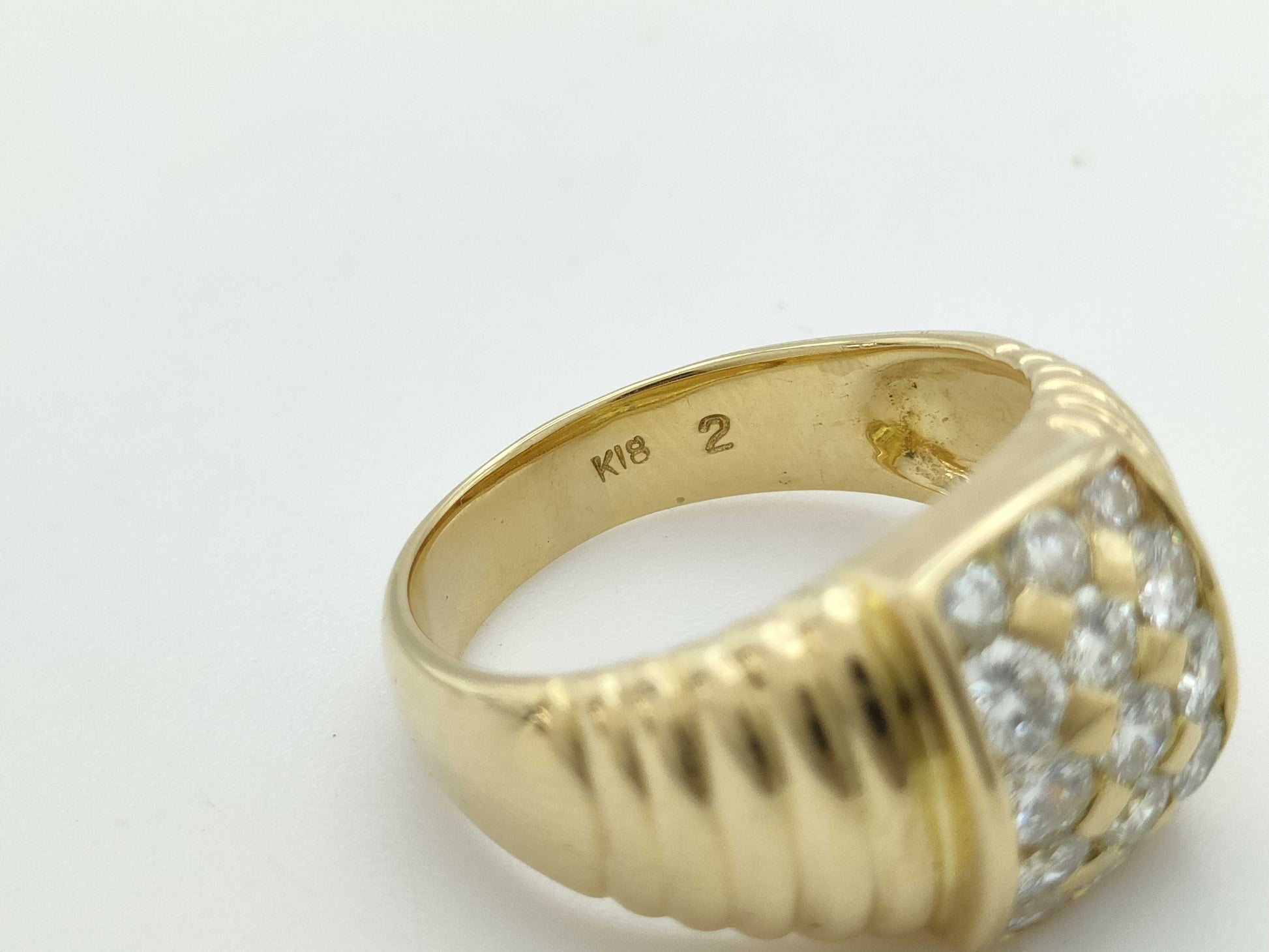 D0.97ct K18 7.1g Ring