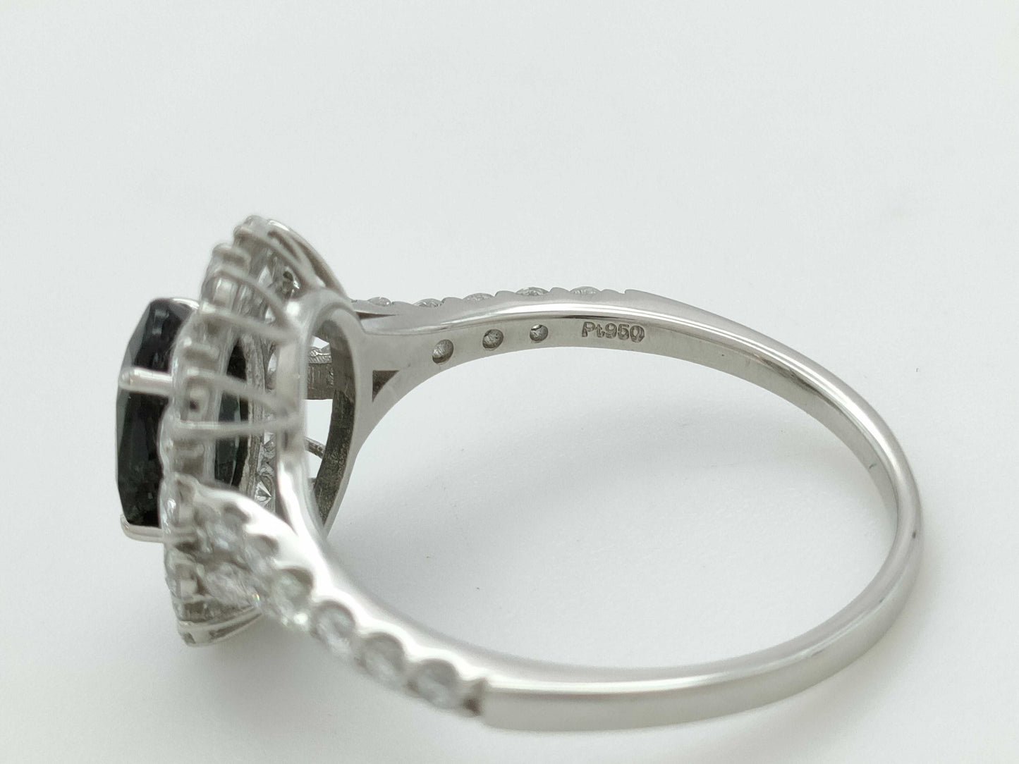 AX1.11ct D0.95ct PT950 3.7g Ring