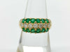 E0.94ct D0.70ct K18 7.7g Ring