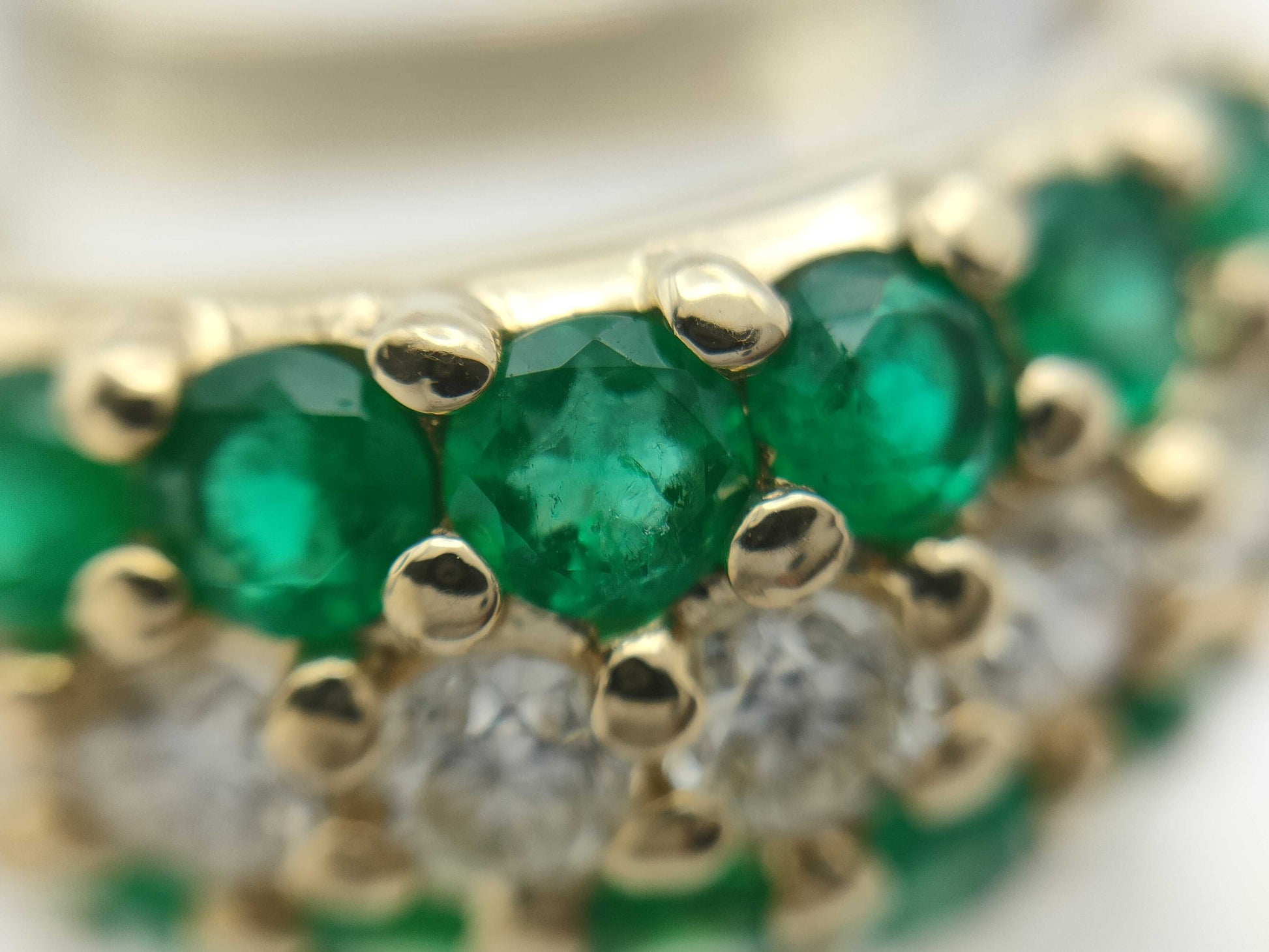 E0.94ct D0.70ct K18 7.7g Ring