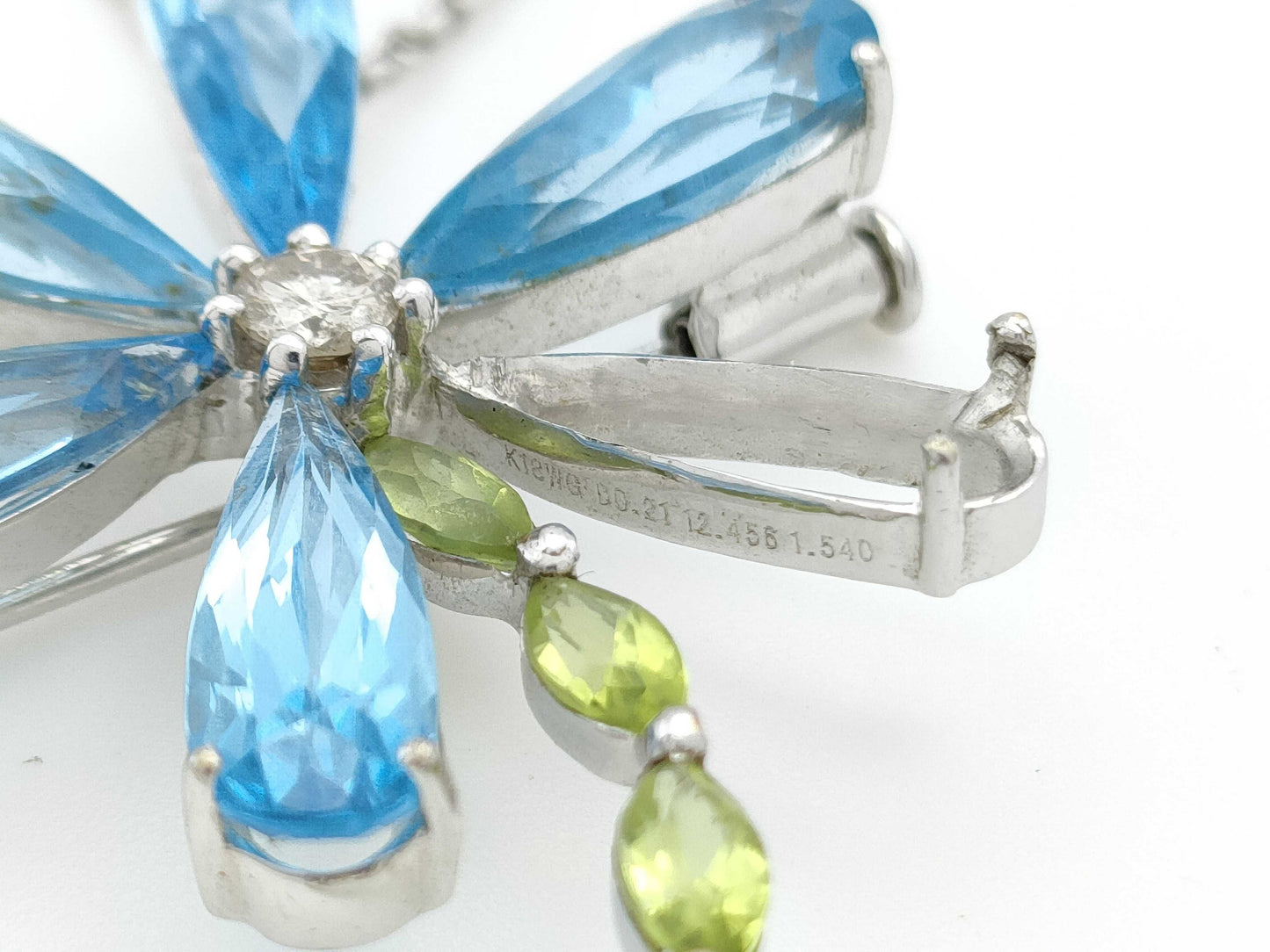 BT12.456ct PE1.540ct D0.21ct K18WG/750 14.9g Necklace