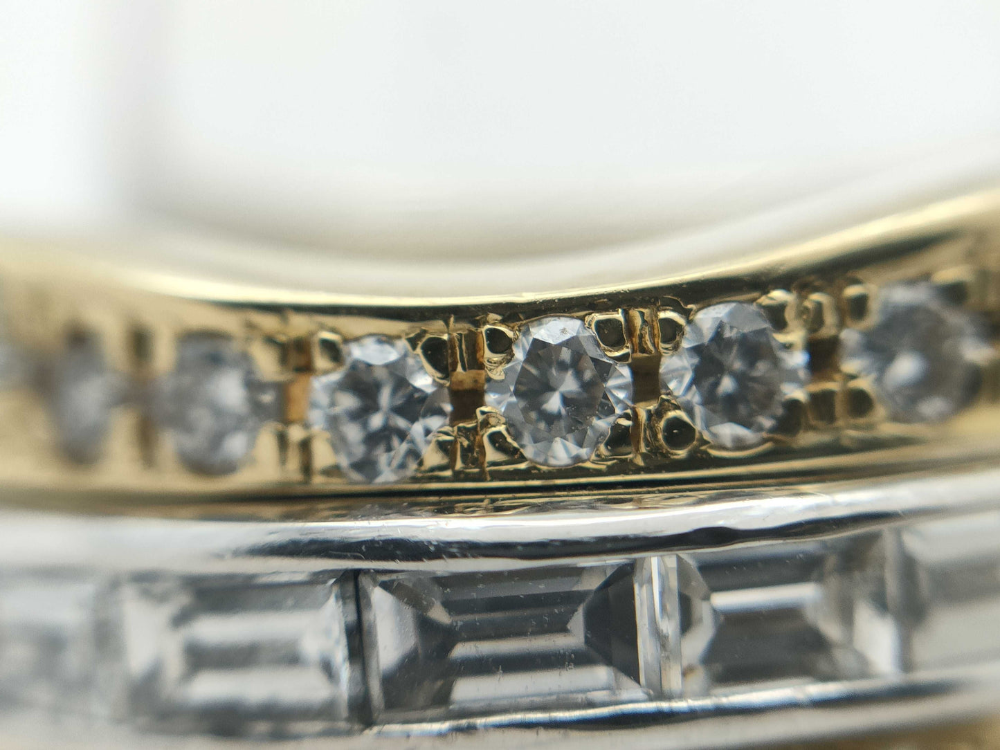 D0.44ct D0.41ct K18/PT900 11.4g Ring