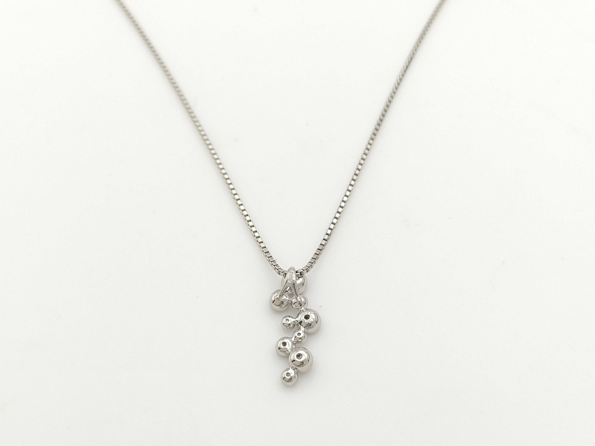 AX0.43ct D0.06ct PT900/850 6.2g Necklace
