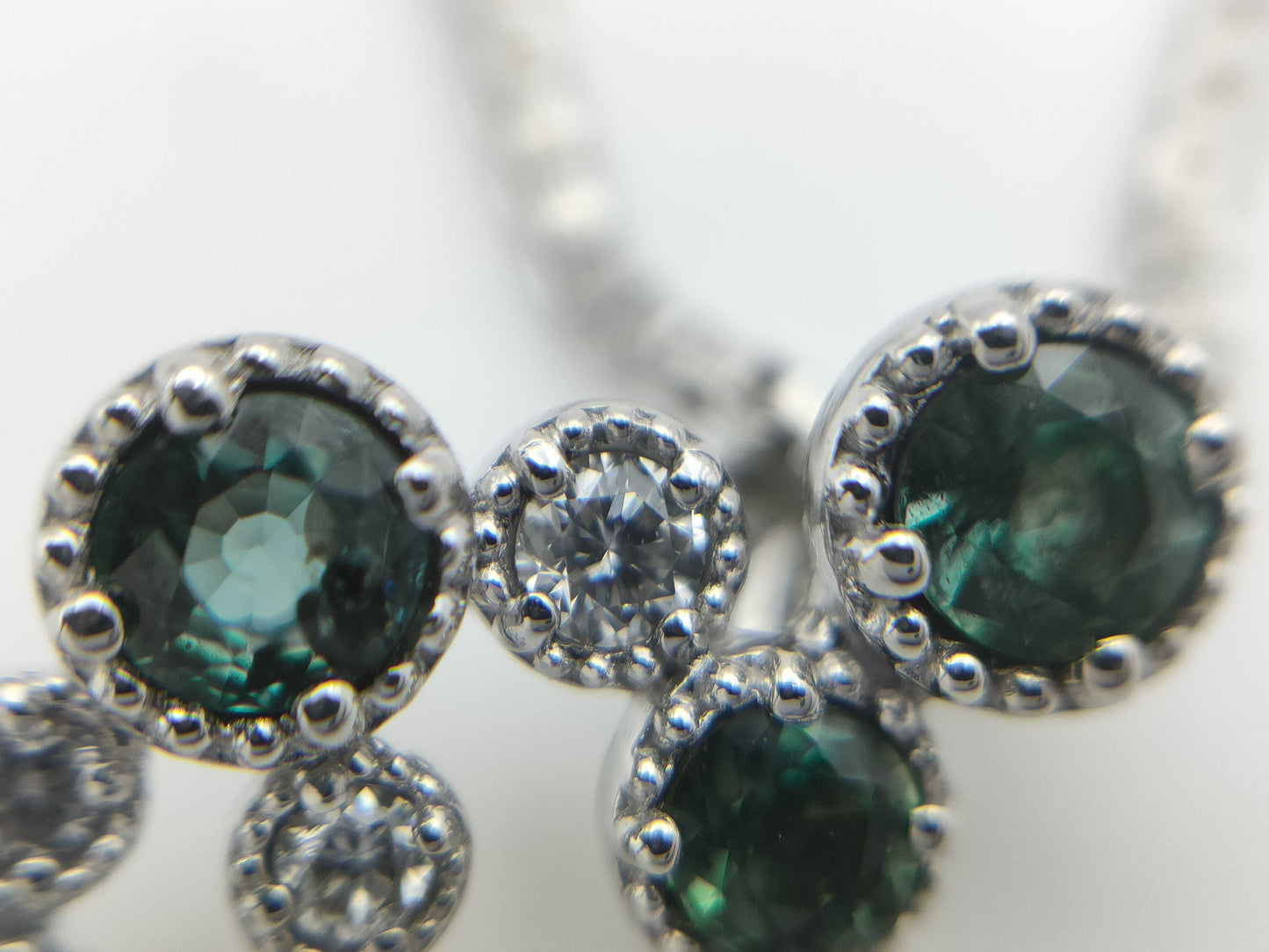AX0.43ct D0.06ct PT900/850 6.2g Necklace