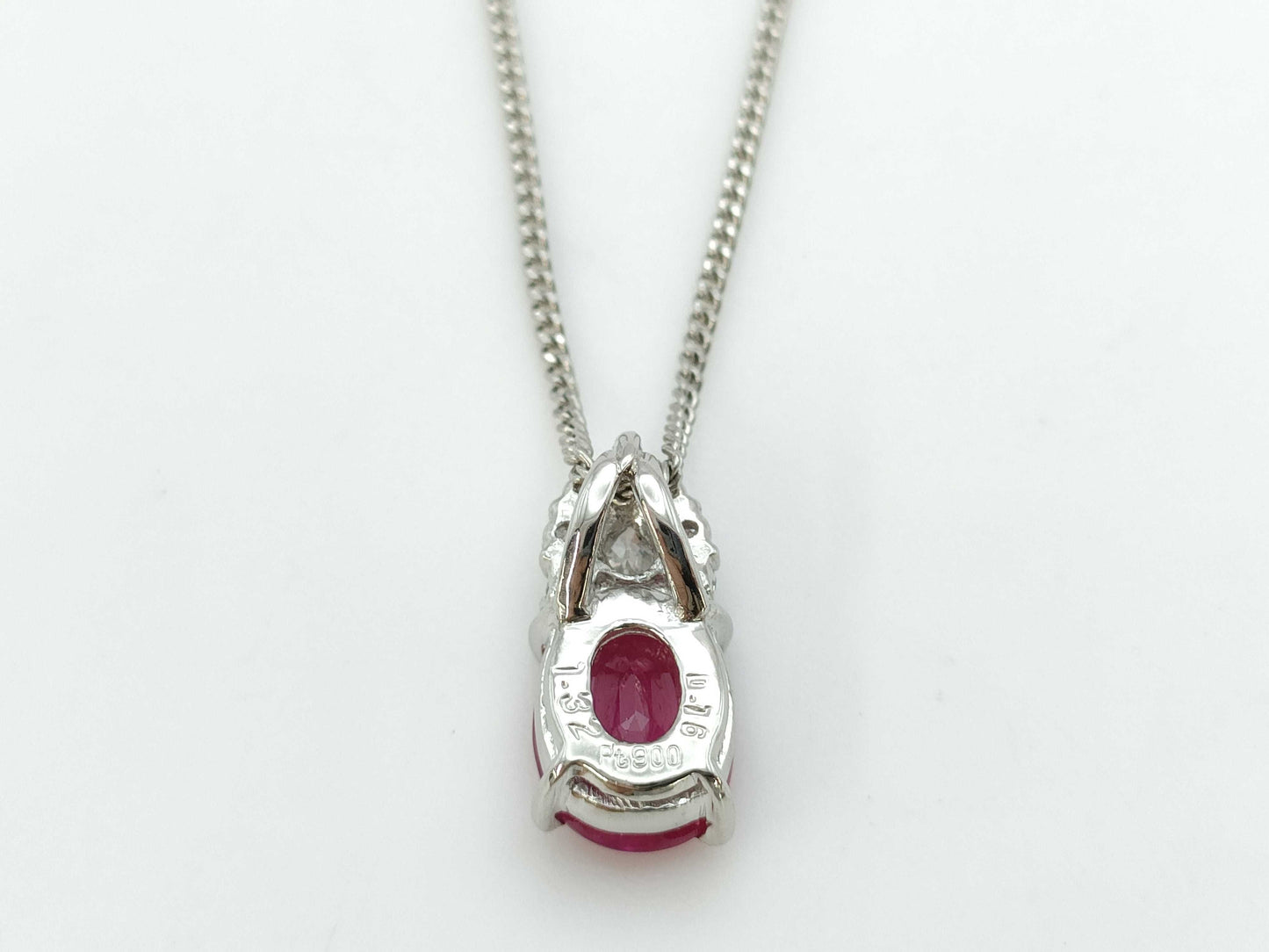R1.32ct D0.16ct PT900/850 3.9g Necklace
