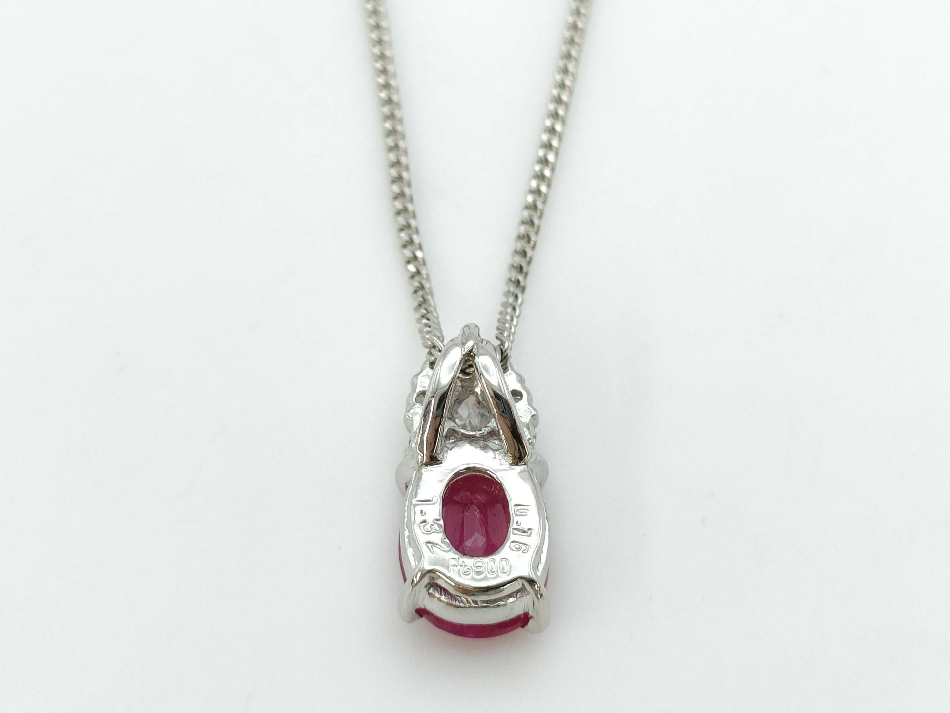 R1.32ct D0.16ct PT900/850 3.9g Necklace