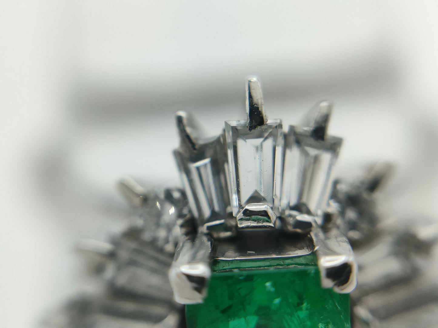 E0.46ct D0.63ct PT900 6.3g Ring