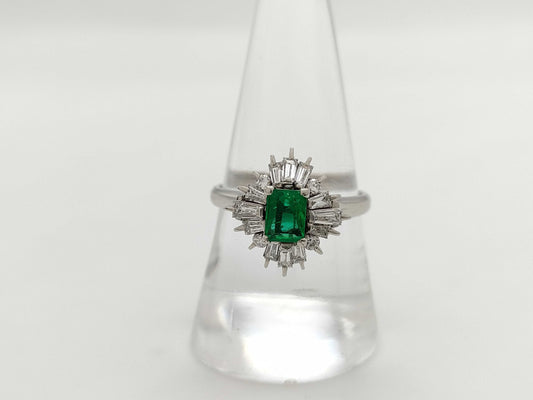 E0.46ct D0.63ct PT900 6.3g Ring