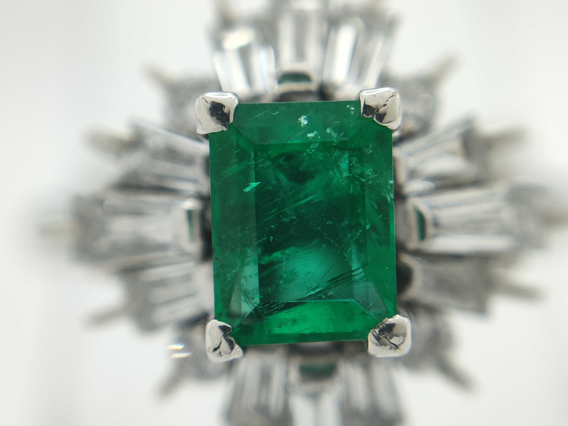 E0.46ct D0.63ct PT900 6.3g Ring