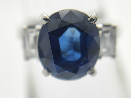 S3.45ct Diamond PT900 5.4g Ring