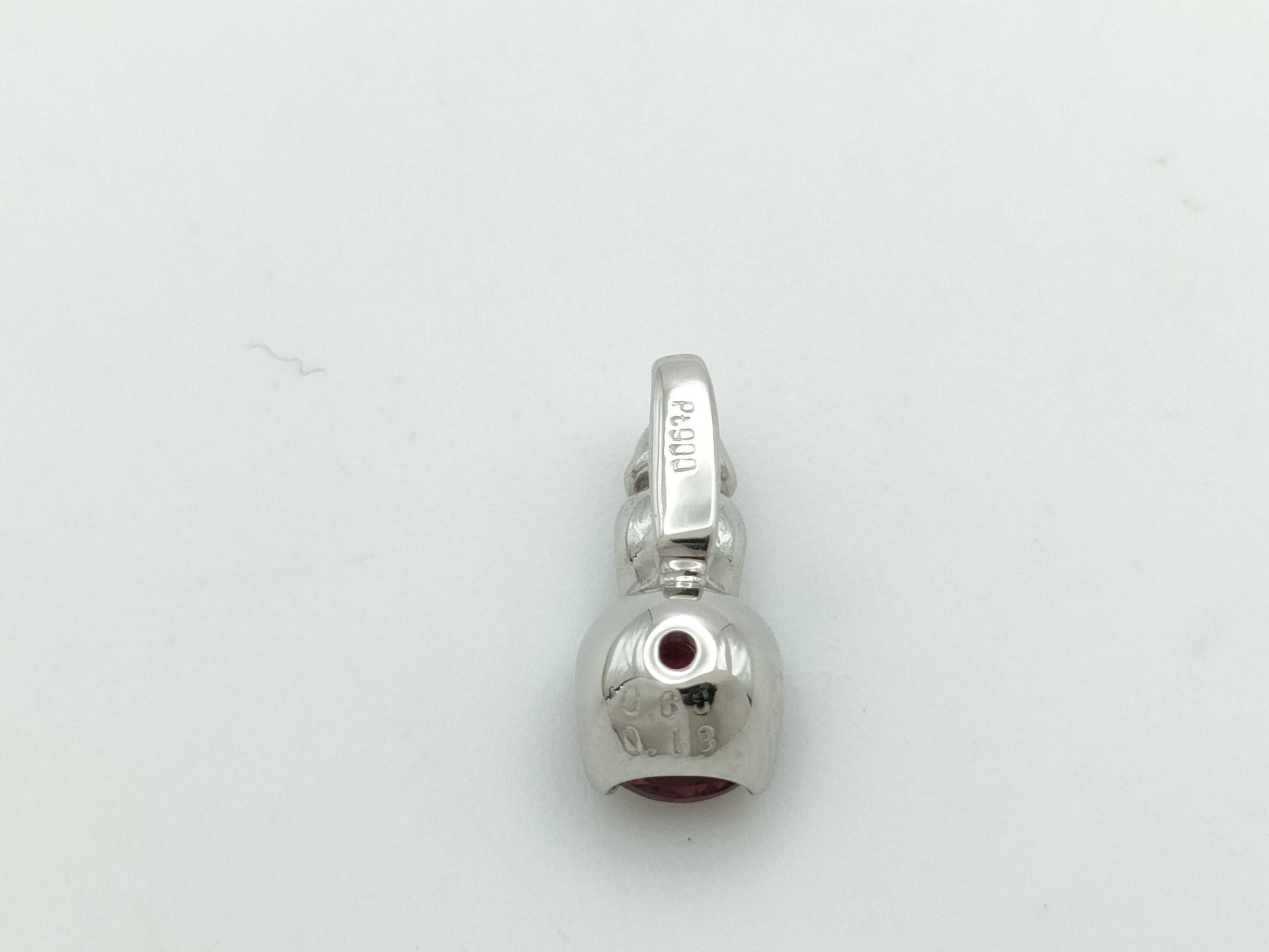 RGA0.68ct D0.18ct PT900 1.3g Pendant Top