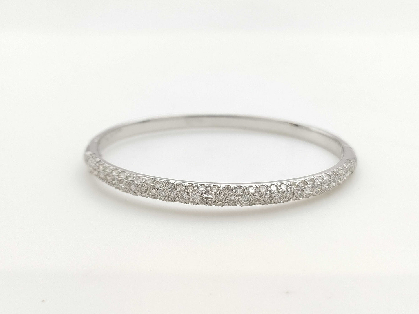 D2.50ct K18 16.7g Bracelet Bangle