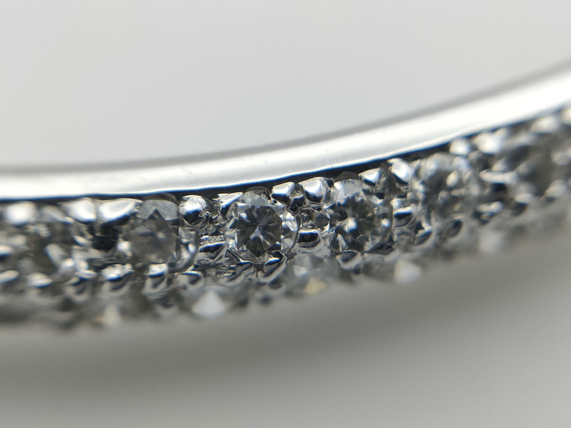 D2.50ct K18 16.7g Bracelet Bangle