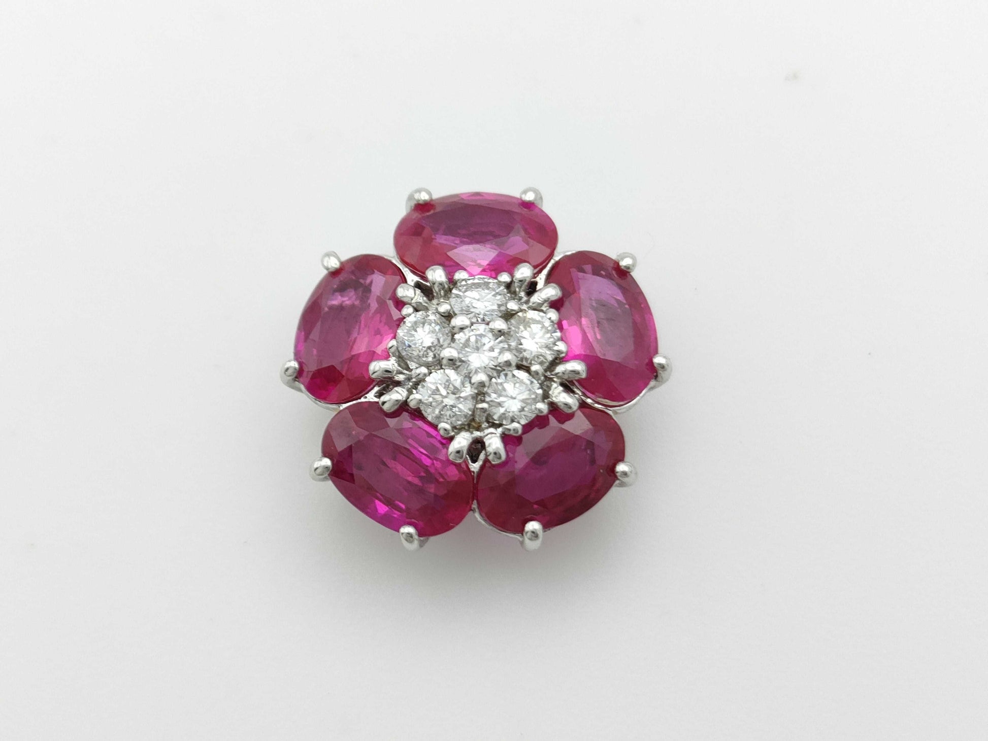 R2.34ct D0.22ct K18WG 2.3g Pendant Top