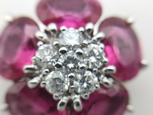 R2.34ct D0.22ct K18WG 2.3g Pendant Top
