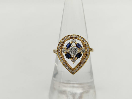 D0.27ct S0.35ct FD0.36ct K18 4.5g Ring