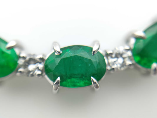 E1.28ct D0.18ct PT900/850 6.6g Necklace