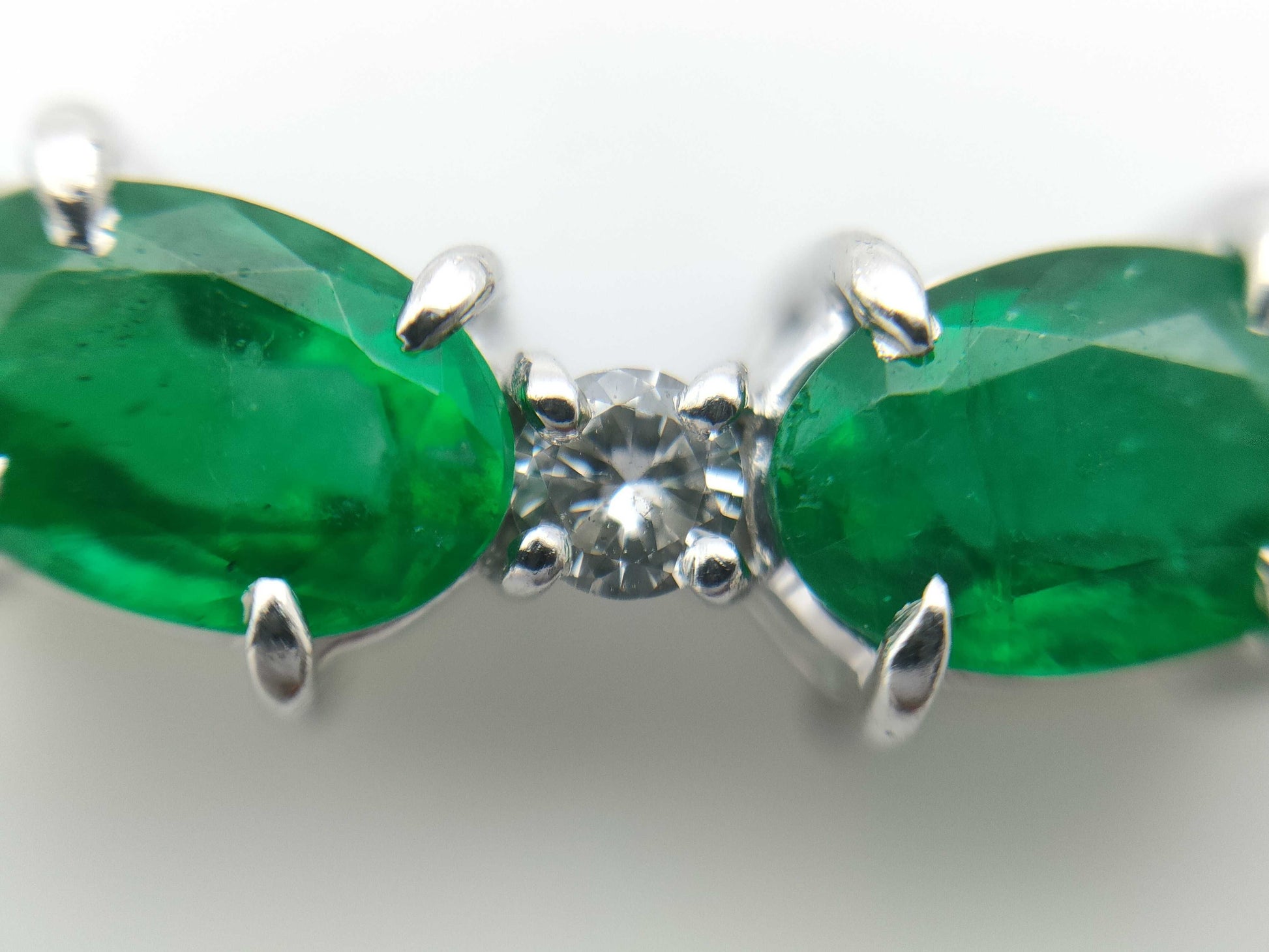 E1.28ct D0.18ct PT900/850 6.6g Necklace