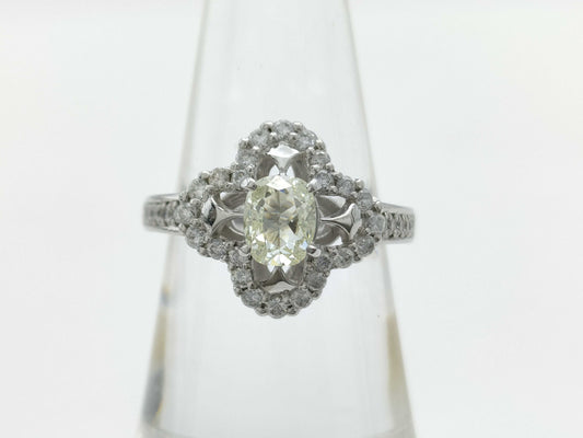D1.005ct D0.46ct WG750 6.5g Ring