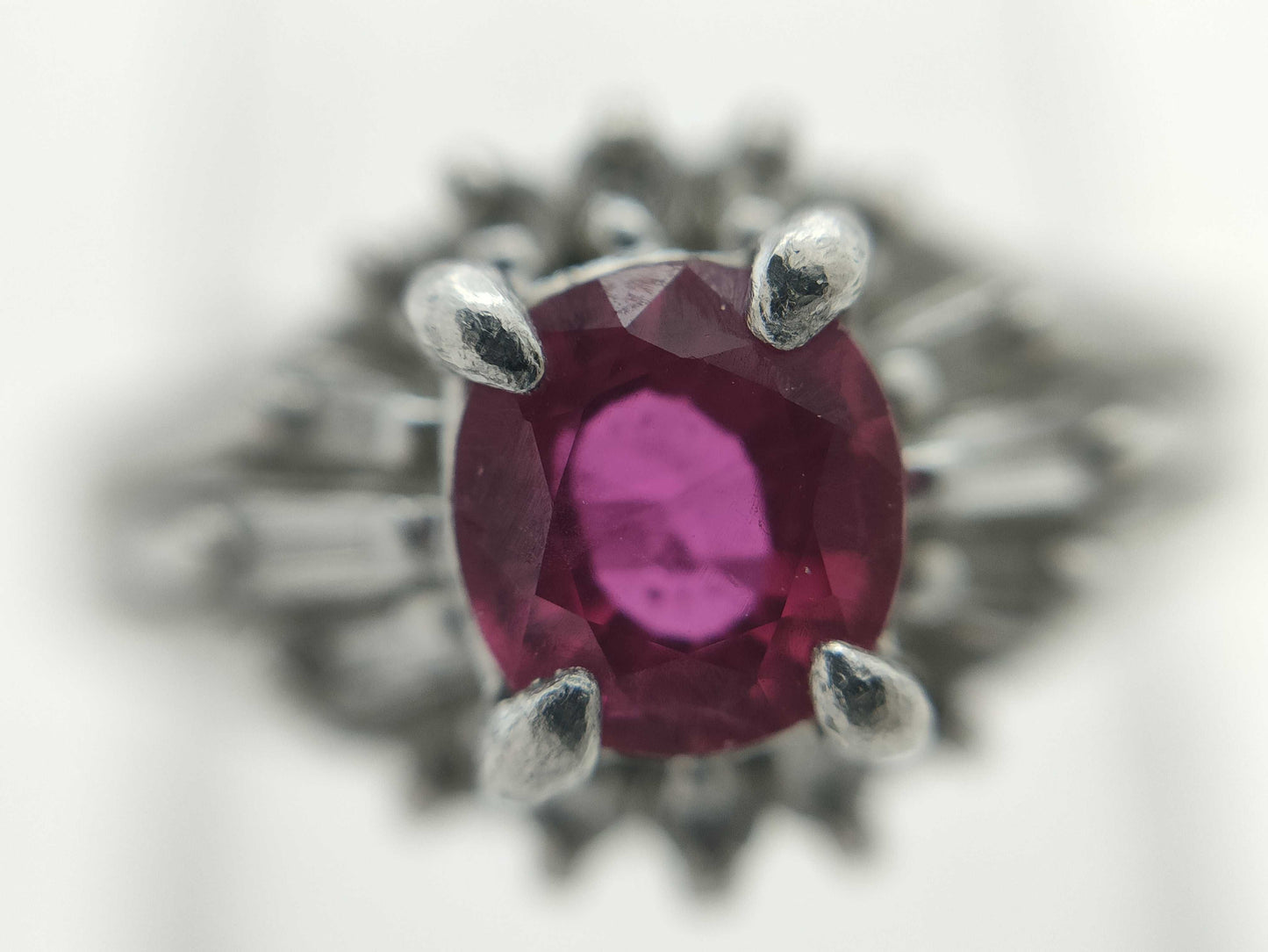 R0.53ct D0.20ct PT900 4.6g Ring