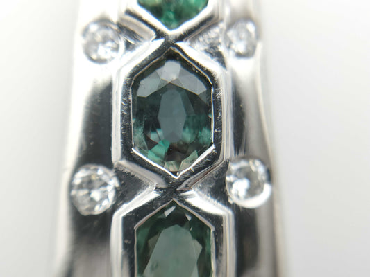 AX0.50ct D0.20ct PT900/850 7.3g Necklace