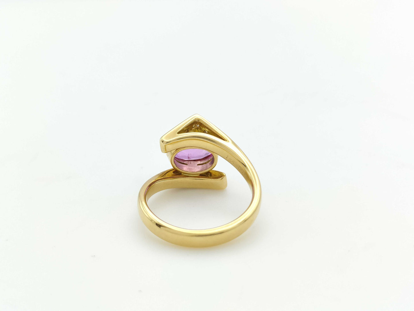 PS1.54ct D0.30ct K18 6.1g Ring