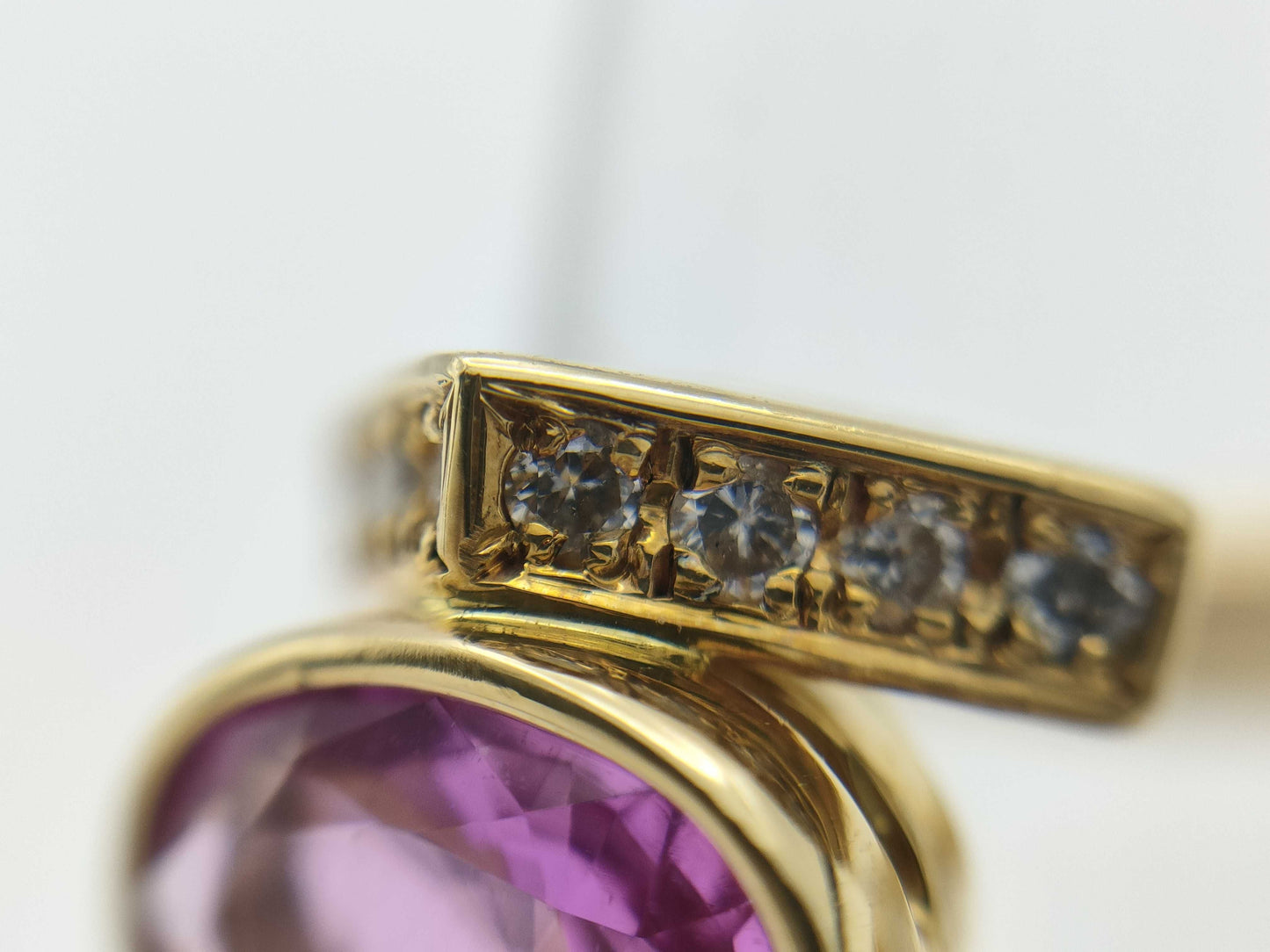 PS1.54ct D0.30ct K18 6.1g Ring
