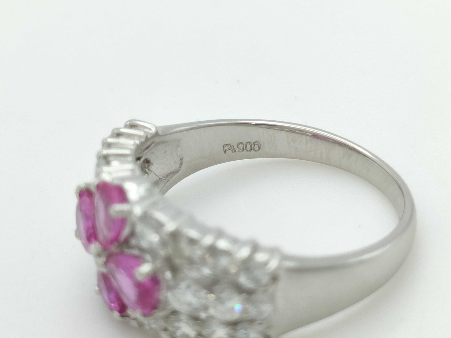 PS1.10ct D0.88ct PT900 6.3g Ring