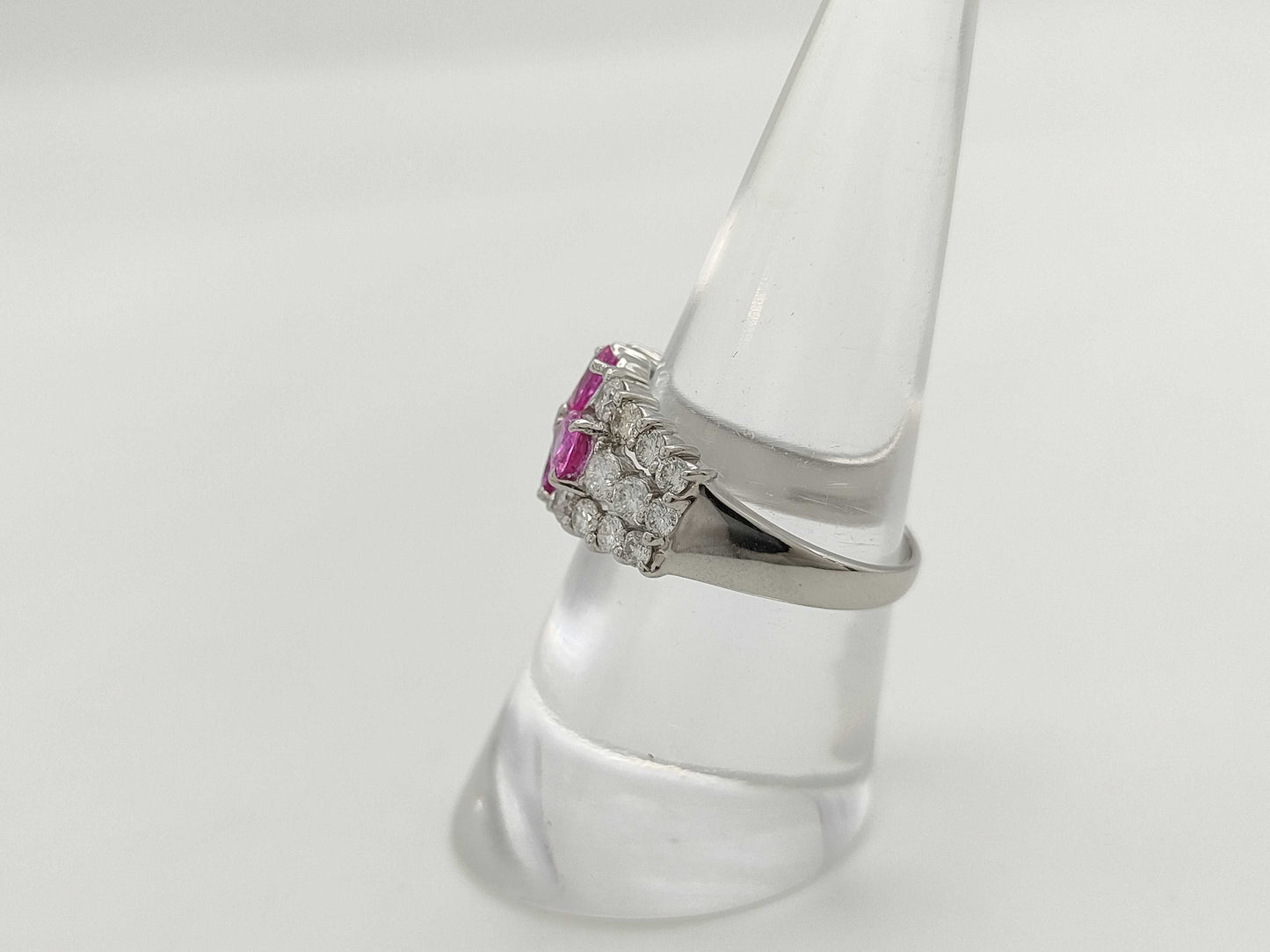 PS1.10ct D0.88ct PT900 6.3g Ring