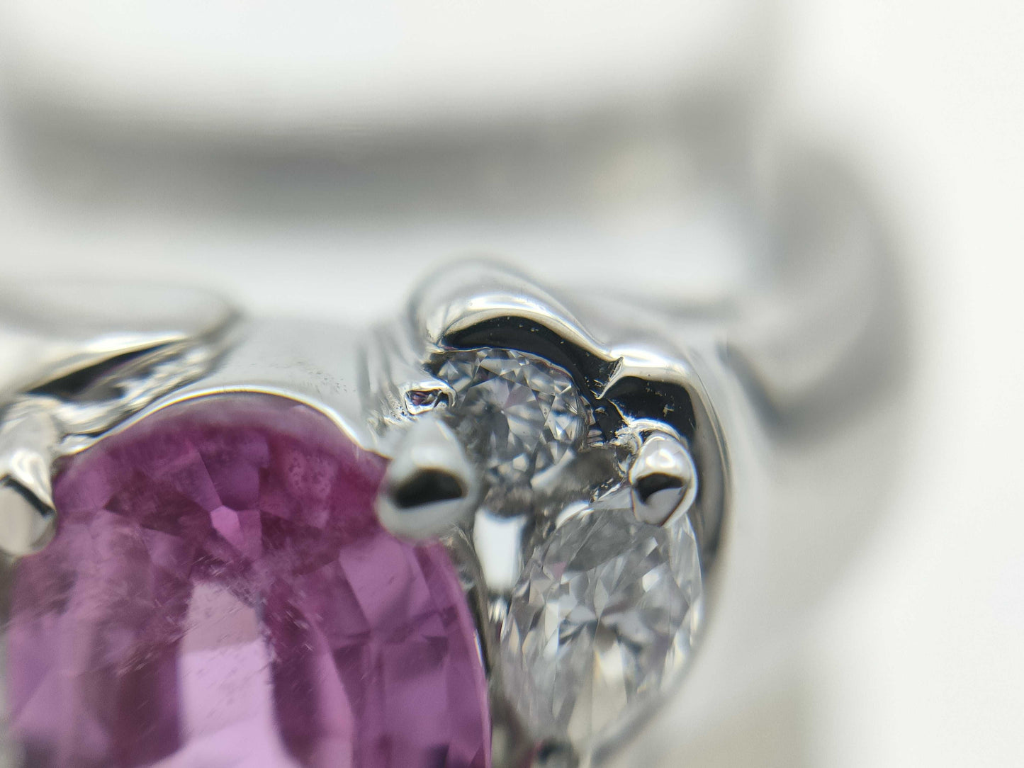 PS1.238ct D0.25ct PT900 7.7g Ring