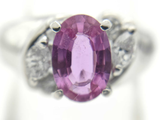 PS1.238ct D0.25ct PT900 7.7g Ring