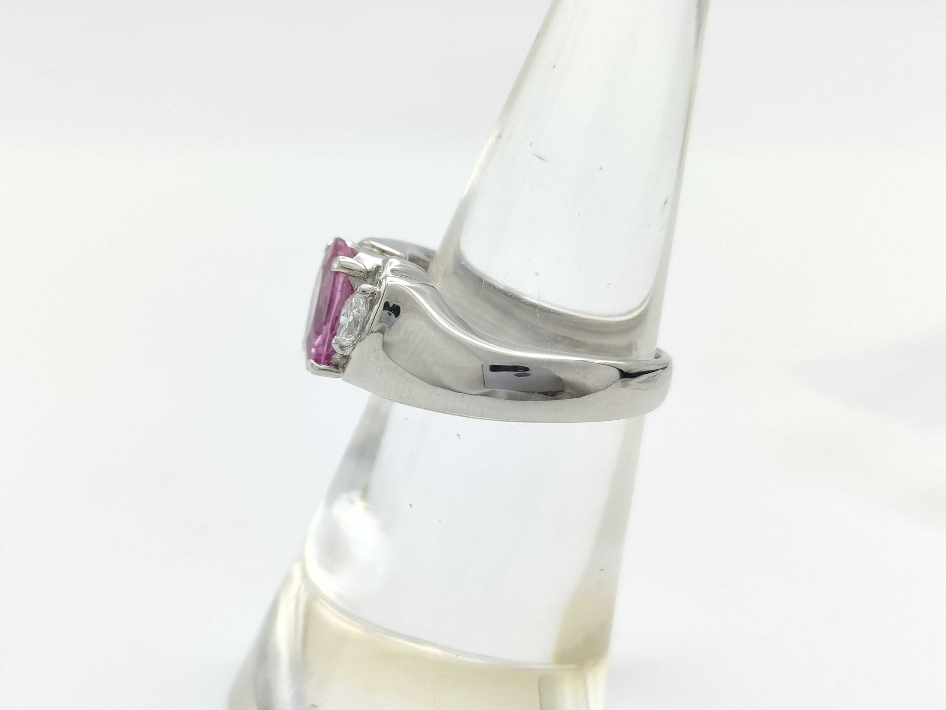 PS1.238ct D0.25ct PT900 7.7g Ring