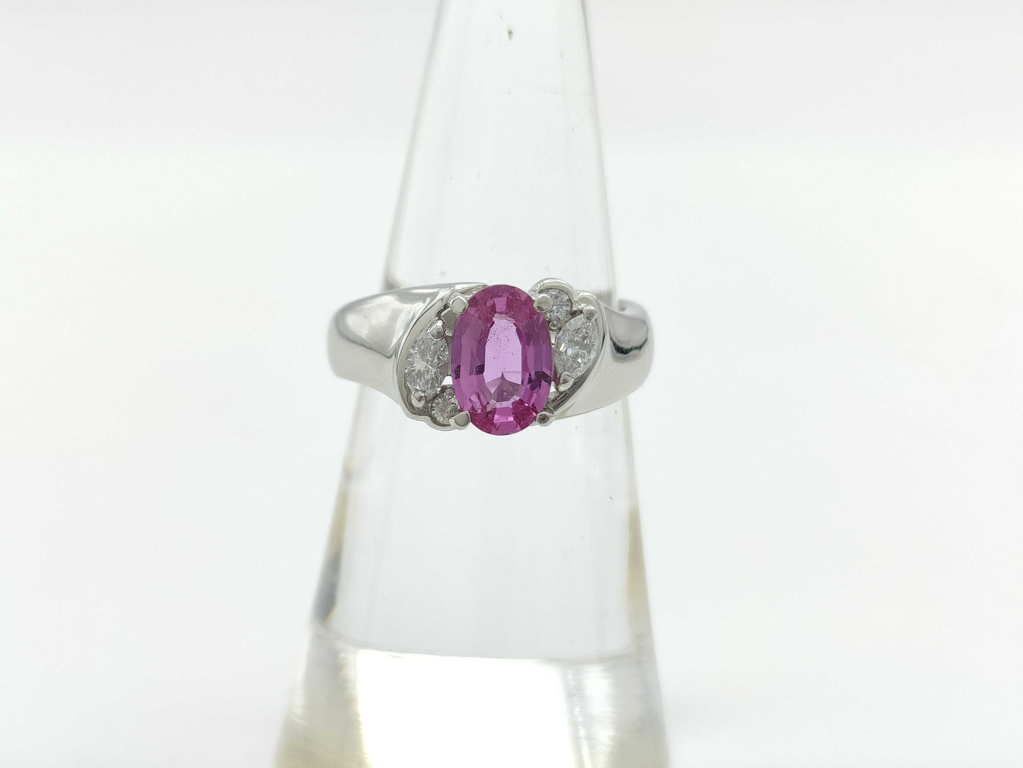 PS1.238ct D0.25ct PT900 7.7g Ring