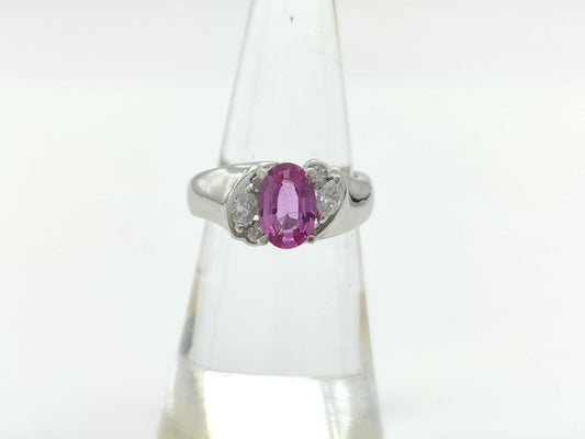 PS1.238ct D0.25ct PT900 7.7g Ring