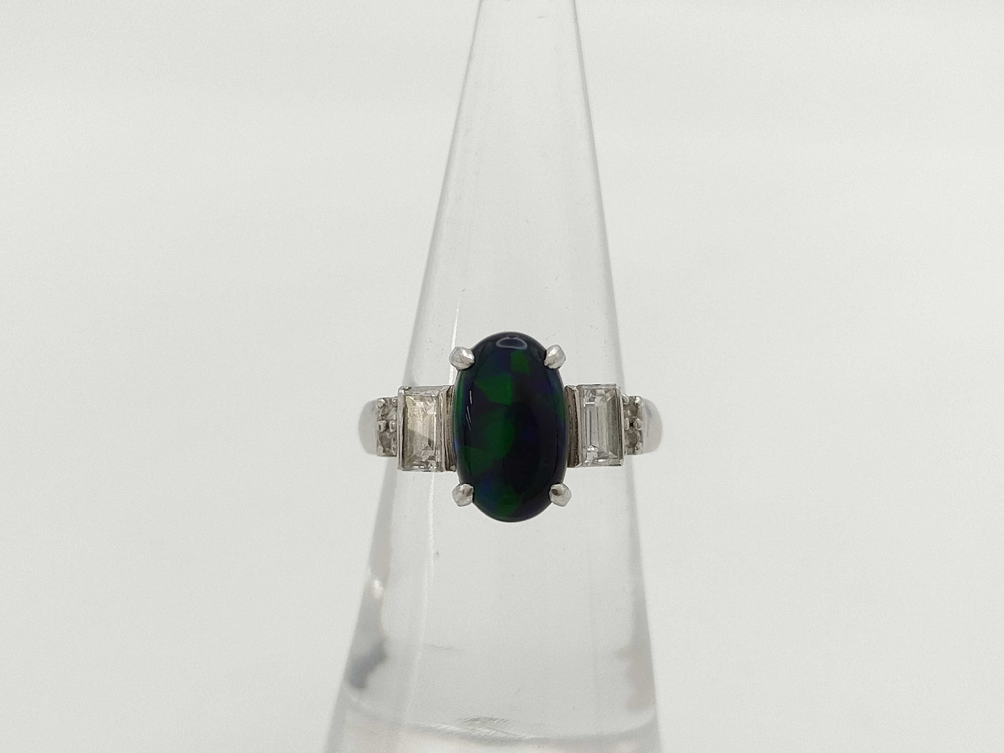 BOP2.30ct D0.60ct PT900 5.8g Ring