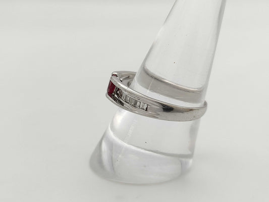 R0.54ct D0.30ct K18WG 4.7g Ring