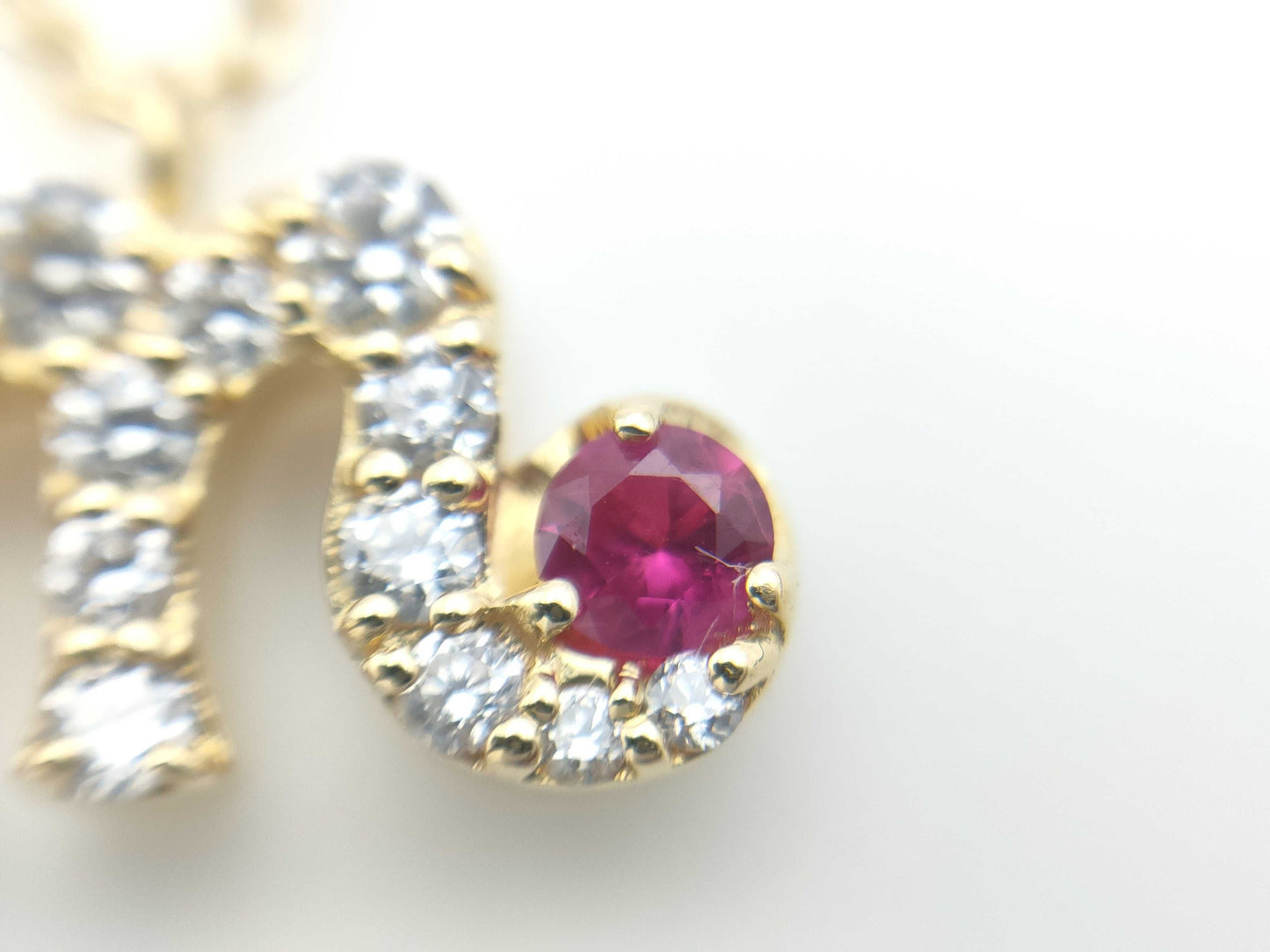 R0.04ct D0.20ct K18 3.2g Necklace
