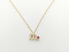 R0.04ct D0.20ct K18 3.2g Necklace