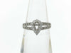 D0.26ct Empty Frame PT900 3.4g Ring